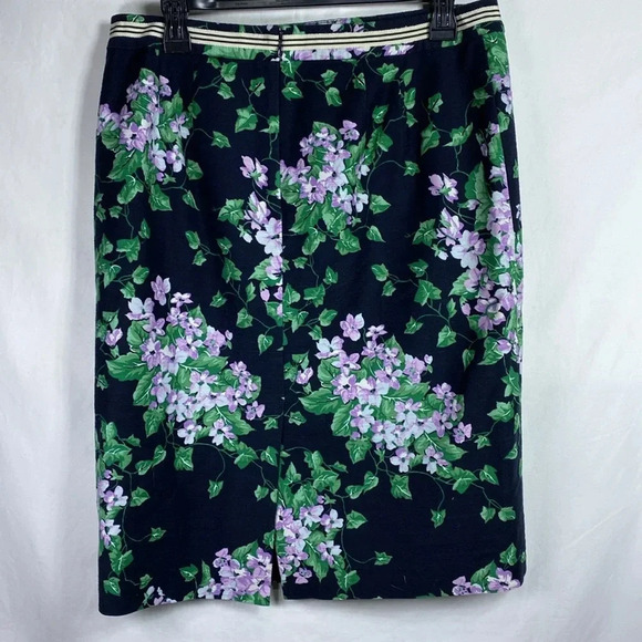 Talbots Oprah Magazine Collection Pencil Skirt Size 10 Lavender Violets & Ivy. - Picture 7 of 12